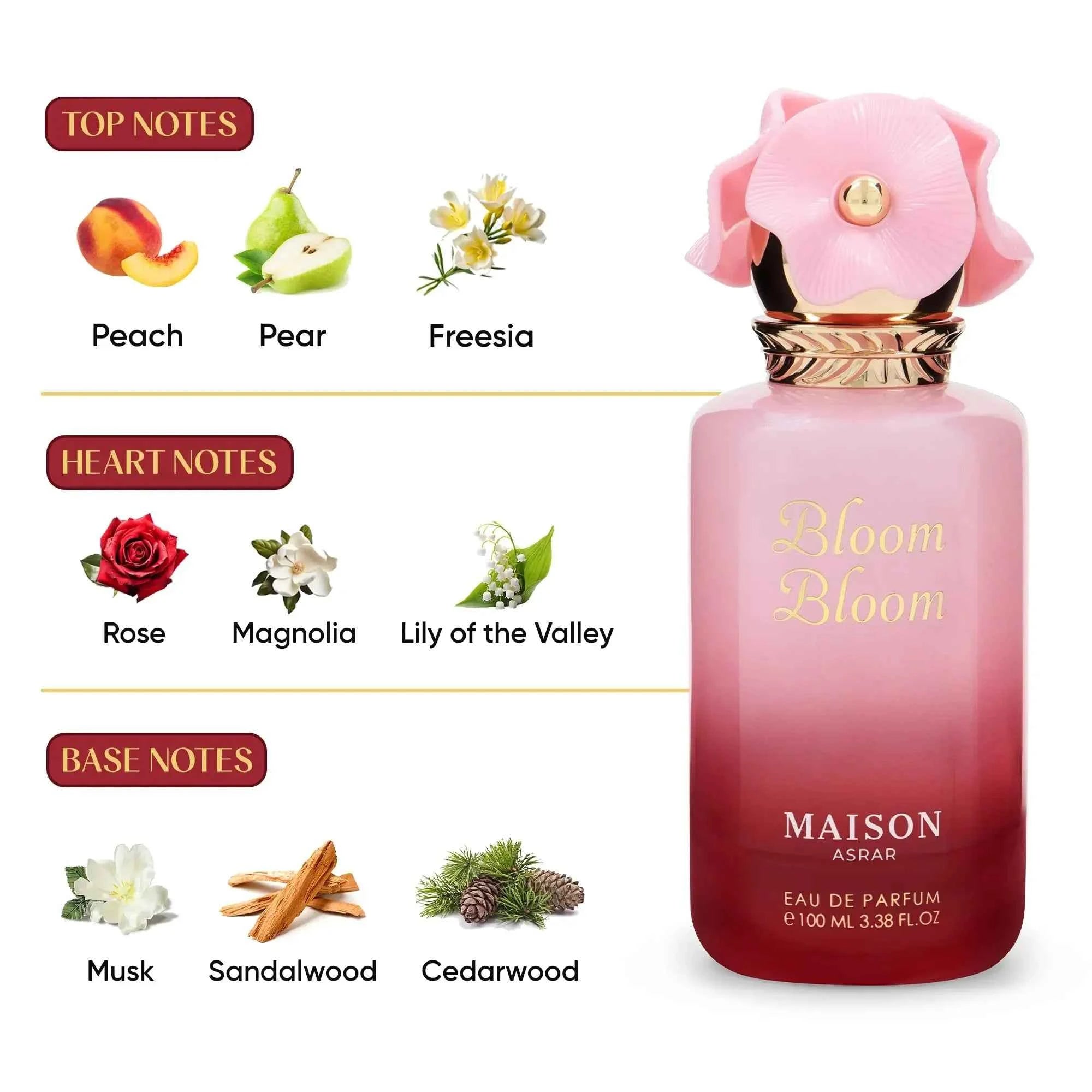 Bloom Bloom Eau De Parfum 100ml by Maison Asrar