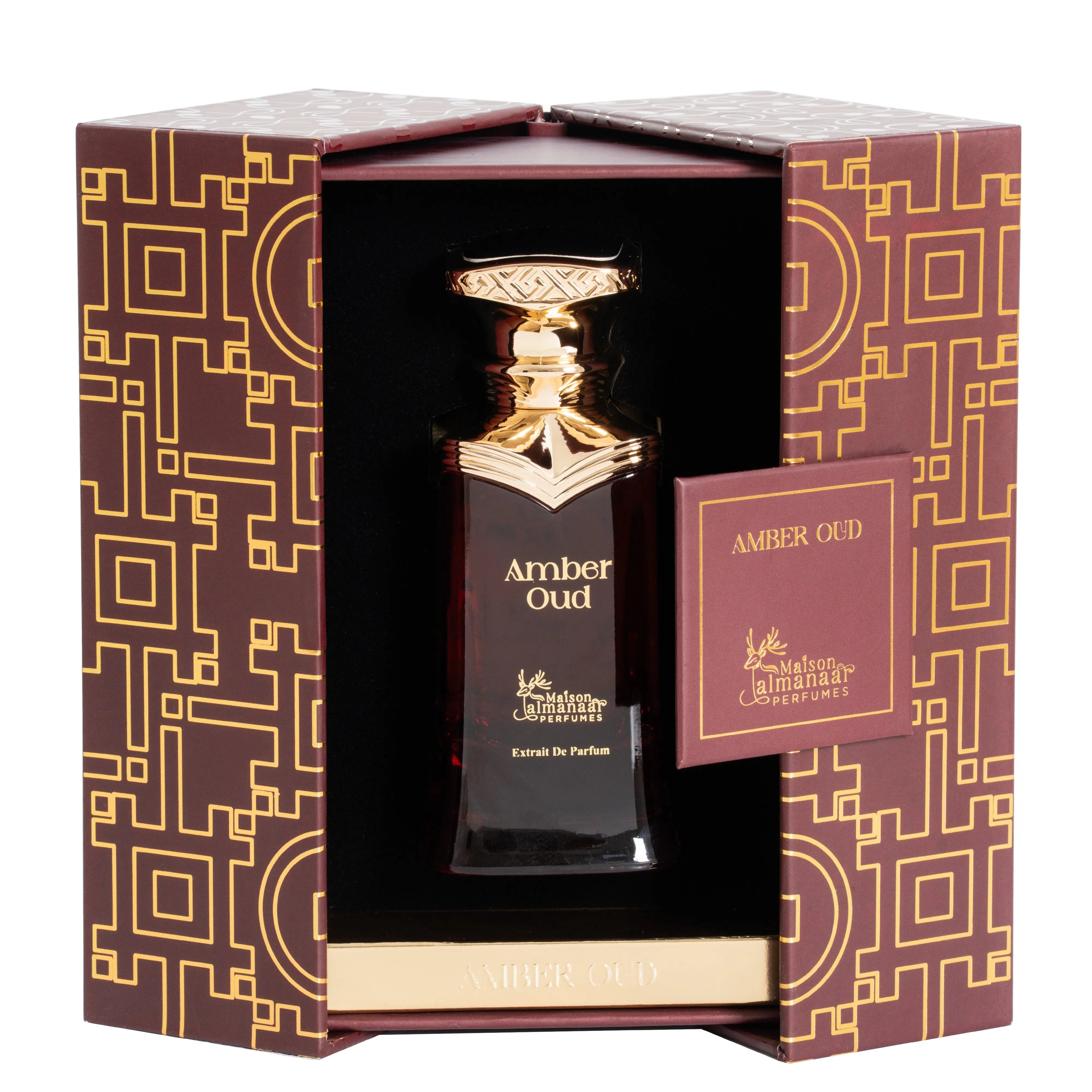Amber Oud Extrait De Parfum 90ml by Maison Almanaar - Perfume Heaven