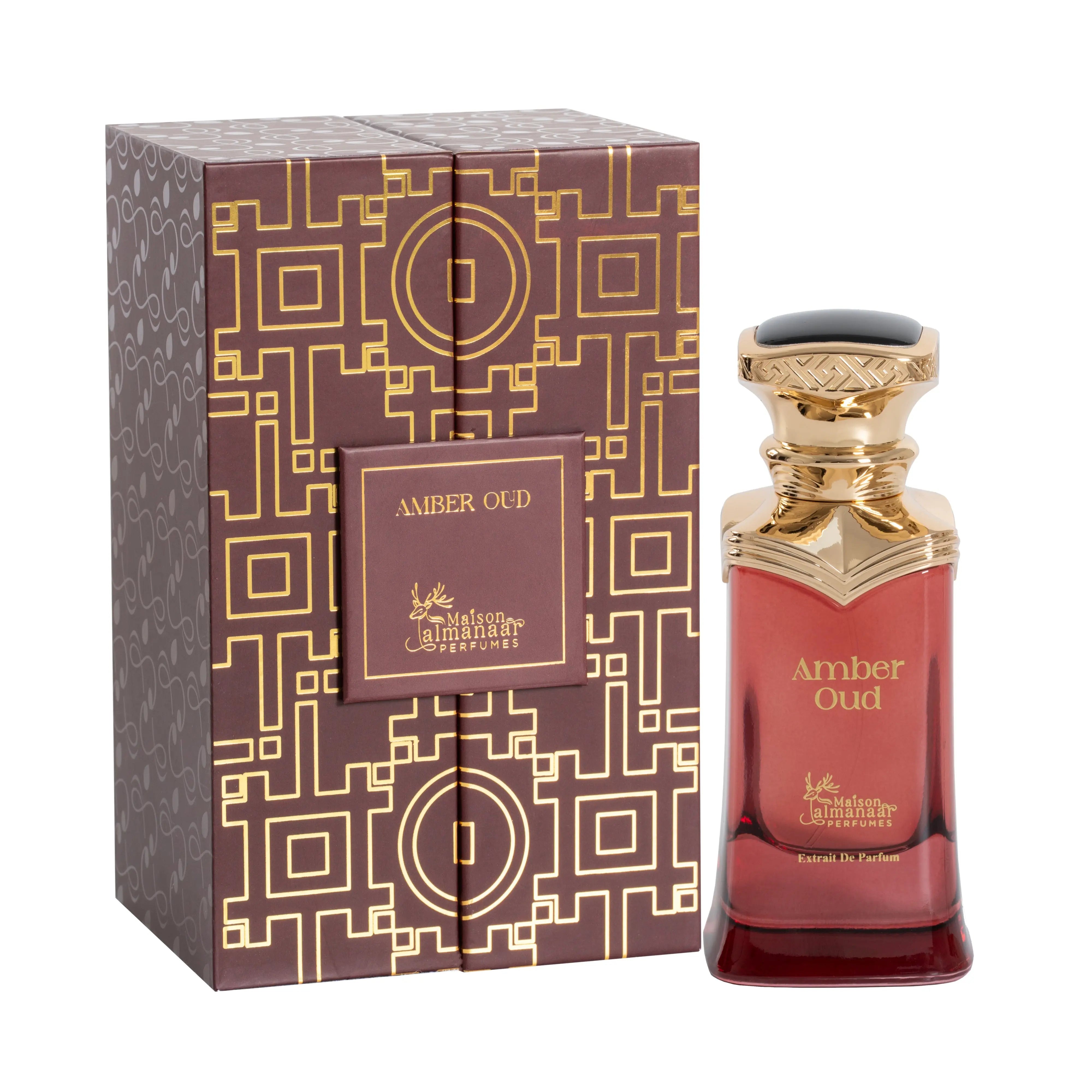 Amber Oud Extrait De Parfum 90ml by Maison Almanaar - Perfume Heaven