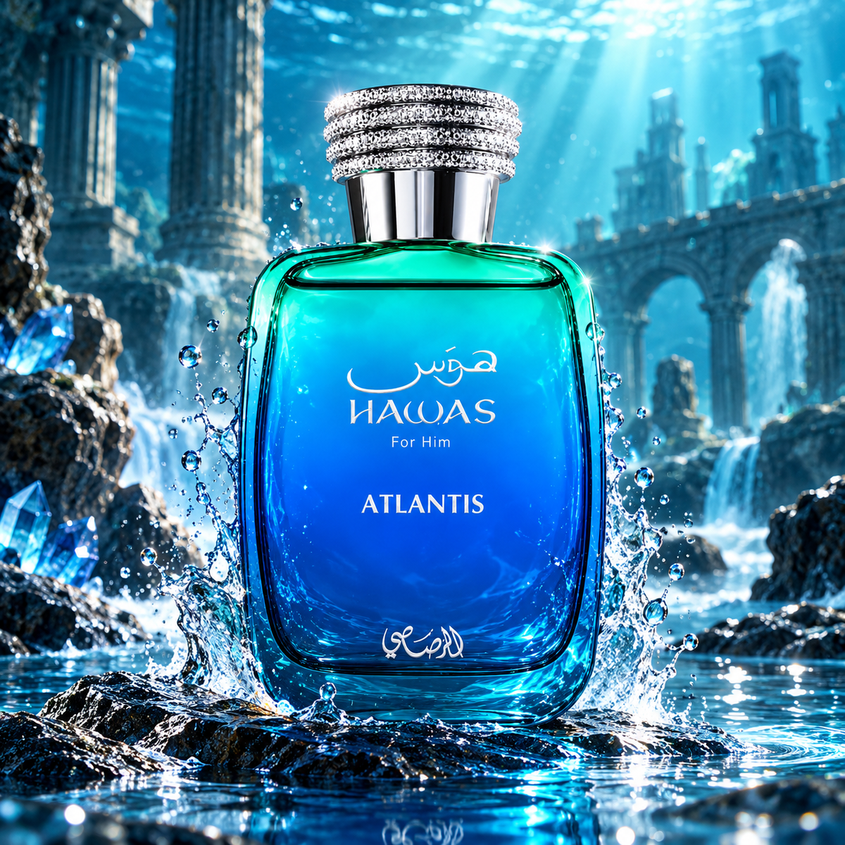 Hawas Atlantis Eau De Parfum 100ml For Men by Rasasi Shop name