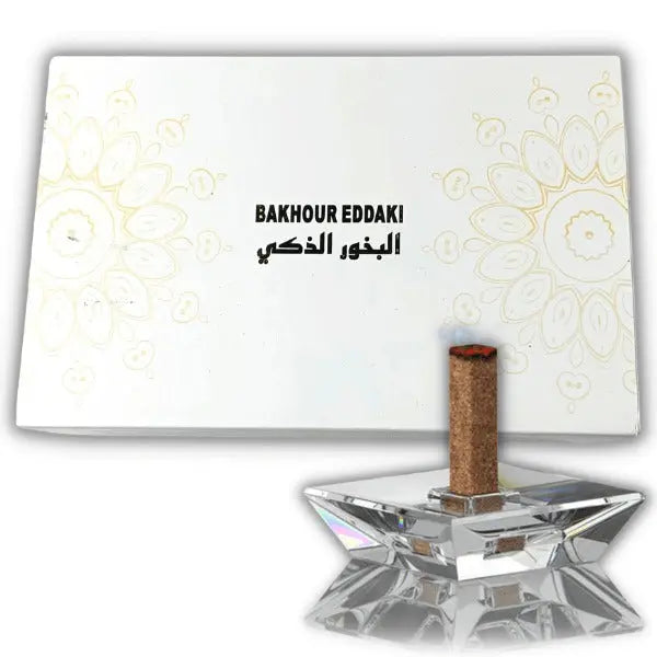 Bakhour Eddaki with 14 Sticks and Burner Stand Shop name