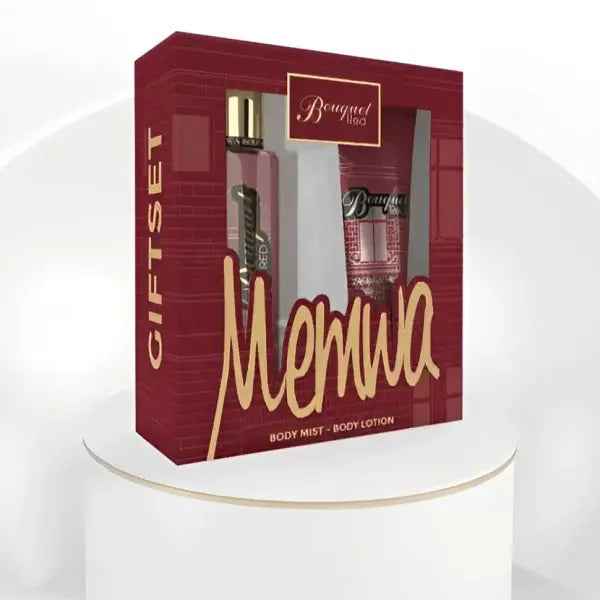 Bouquet Red Memwa Gift Set by Gulf Orchid