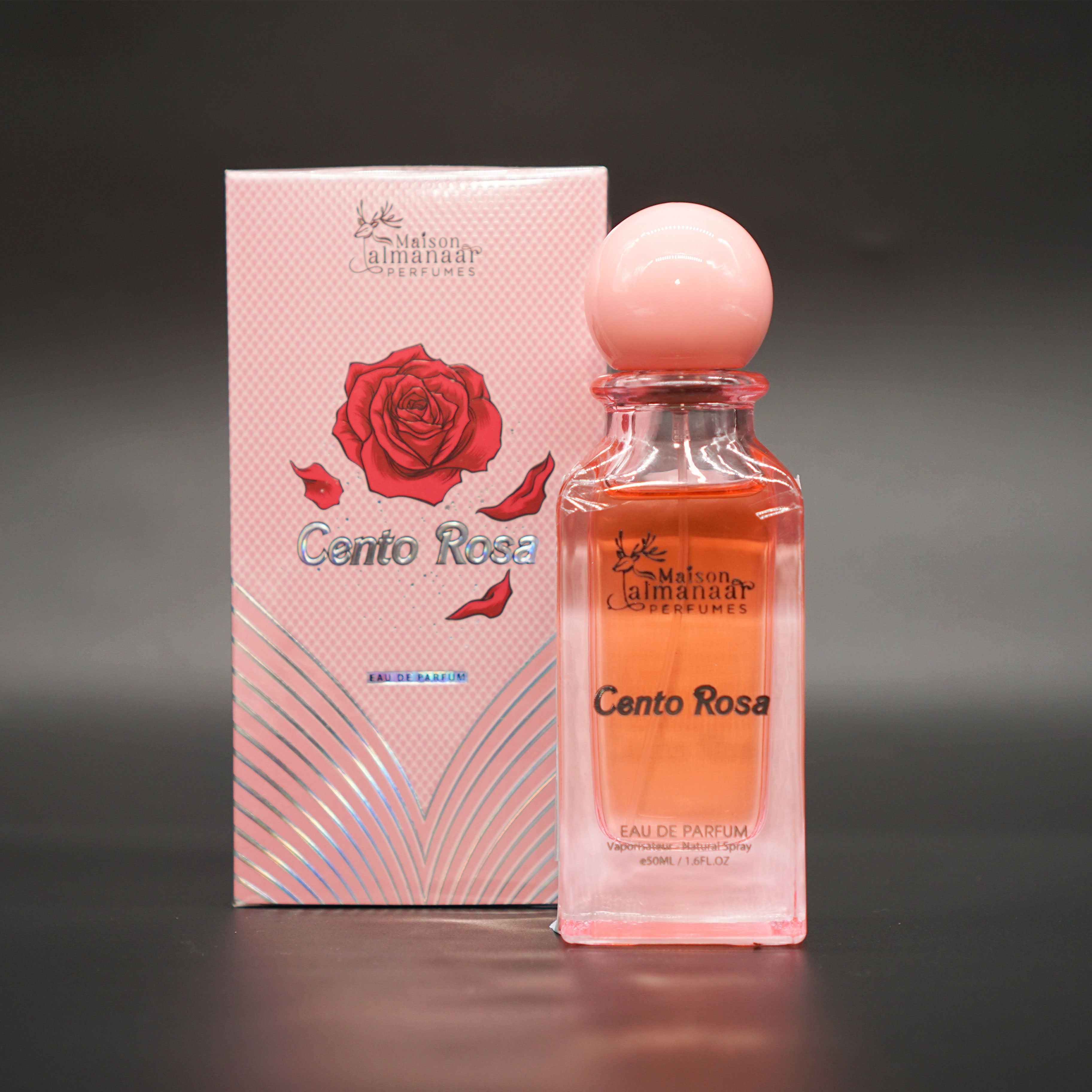 Cento Rosa Eau De Parfum 50ml Maison Almanaar Shop name