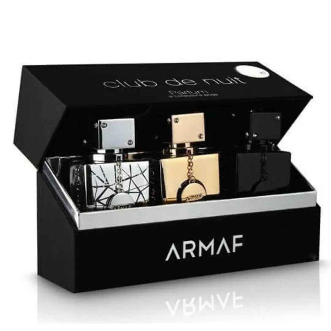 Club De Nuit 3 Piece Perfume Gift Set for Men with Sillage Intense Man and Milestone 30ml bottles by Armaf