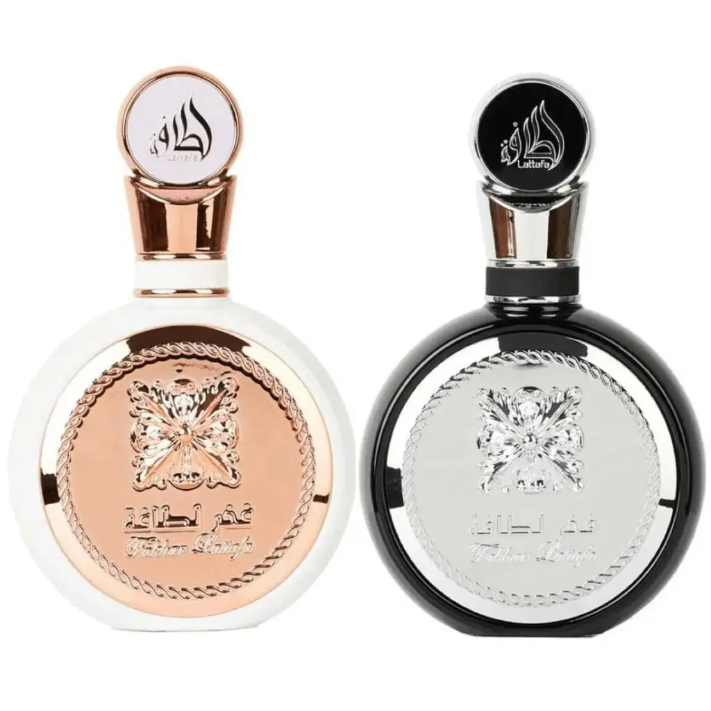 Fakhar Lattafa Gold & Silver 100ml Eau De Parfum Couple Set by Lattafa | Perfume Heaven