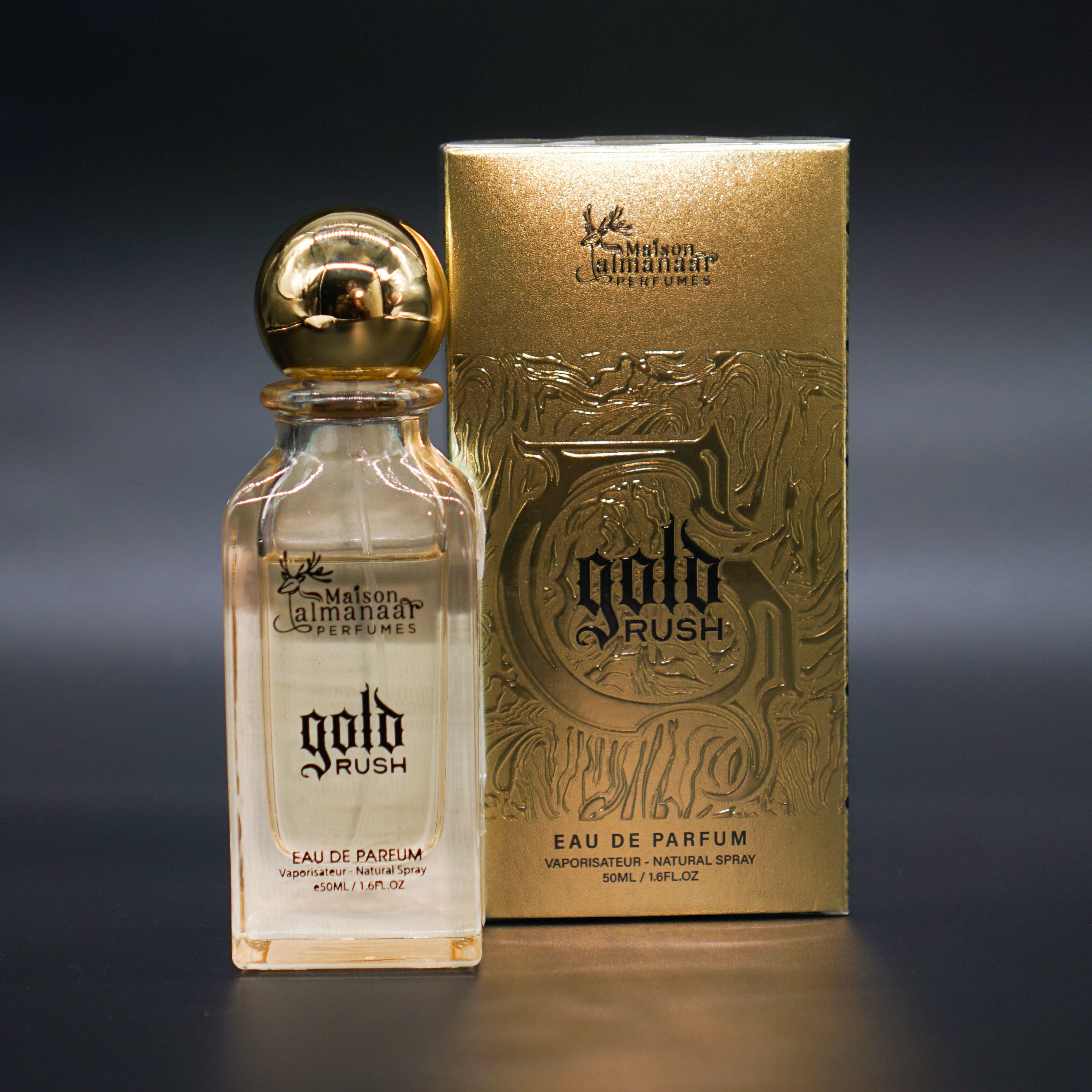 Gold Rush EDP 50ml by Maison Almanaar Perfumes Shop name