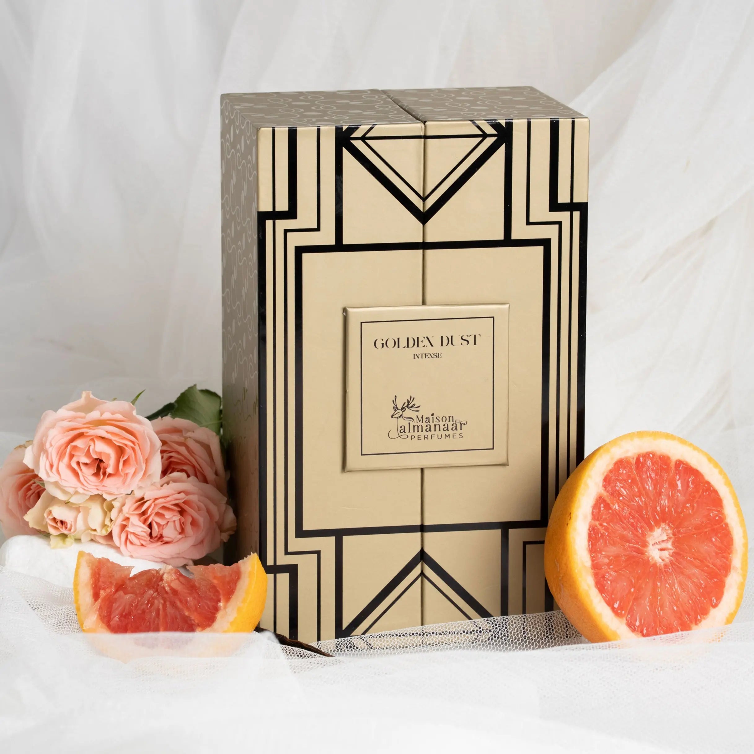 Golden Dust Intense Extrait De Parfum 90ML Maison Almanaar - Perfume Heaven