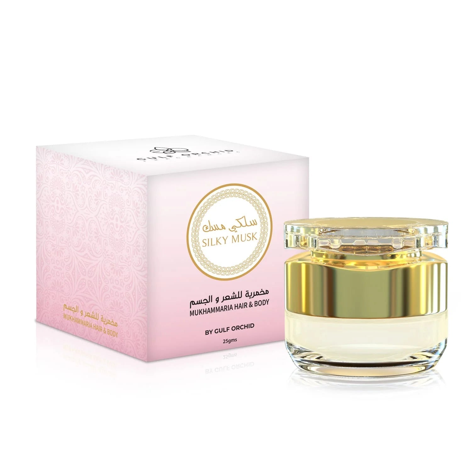 Silky Musk Mukhammaria Hair & Body Cream 25grm by Gulf Orchid Shop name