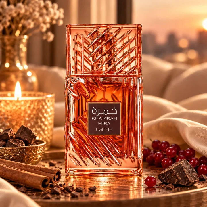 Khamrah Mira Eau De Parfum 100ml women’s floral gourmand fragrance by Lattafa