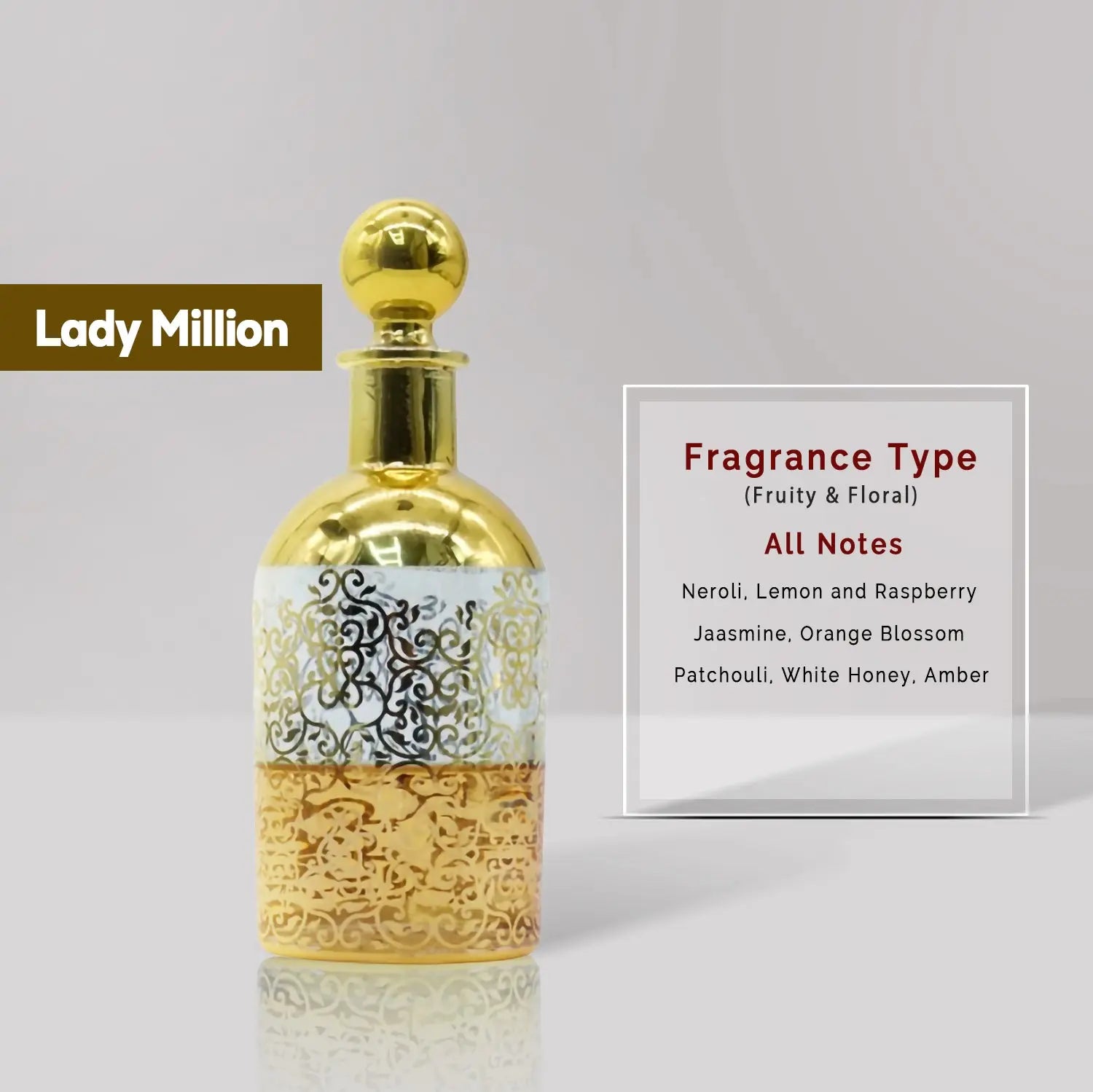 Lady Million Perfume Oil Loose by Perfume Heaven | Perfume Heaven