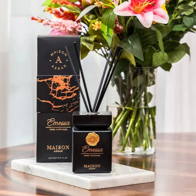 Maison Asrar Emessa 250ML Reed Diffuser.|Perfume Heaven