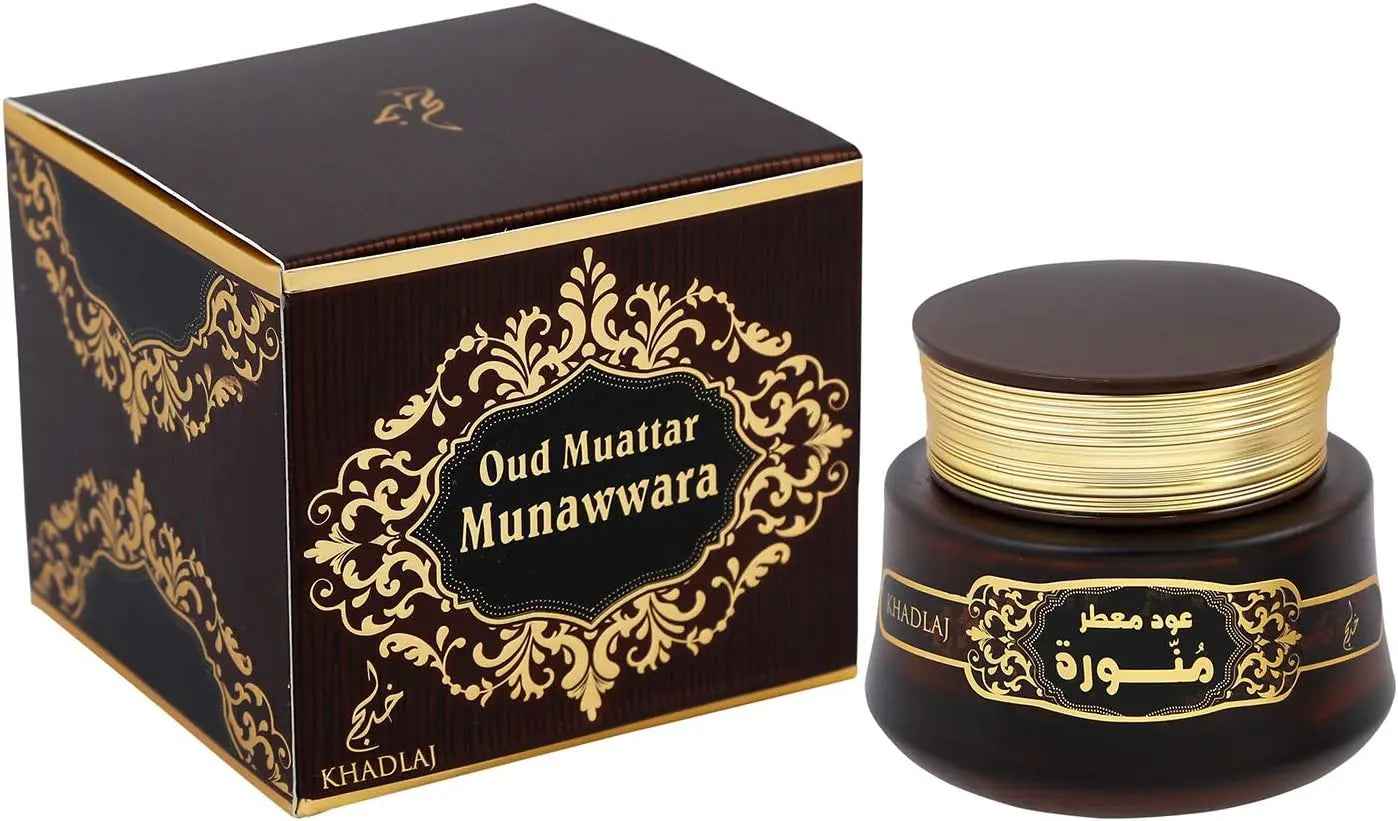 Bukhoor Oud Muattar Munawwara 35g by Khadlaj