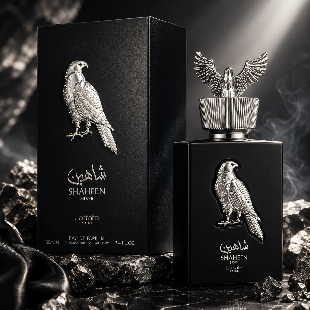Shaheen Silver Eau De Parfum 100ml Lattafa Pride