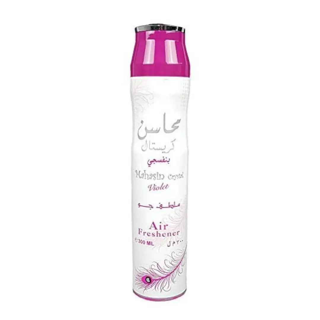 Mahasin Crystal Violet Air Freshener 300ml Ard al Zaafaran