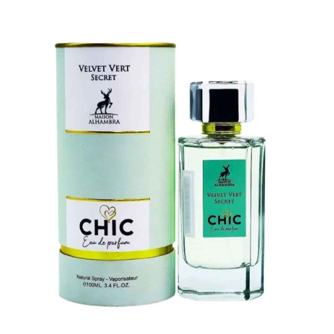 Velvet Vert Secret Chic 100ml Eau De Parfum Alhambra