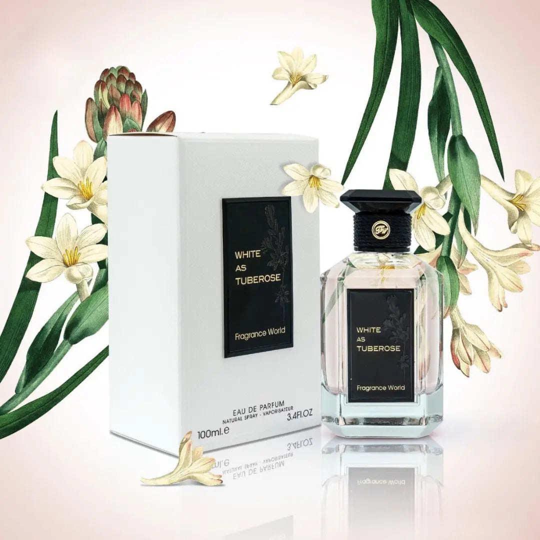 White As Tuberose 80ml Eau De Parfum Frarance World - Perfume Heaven