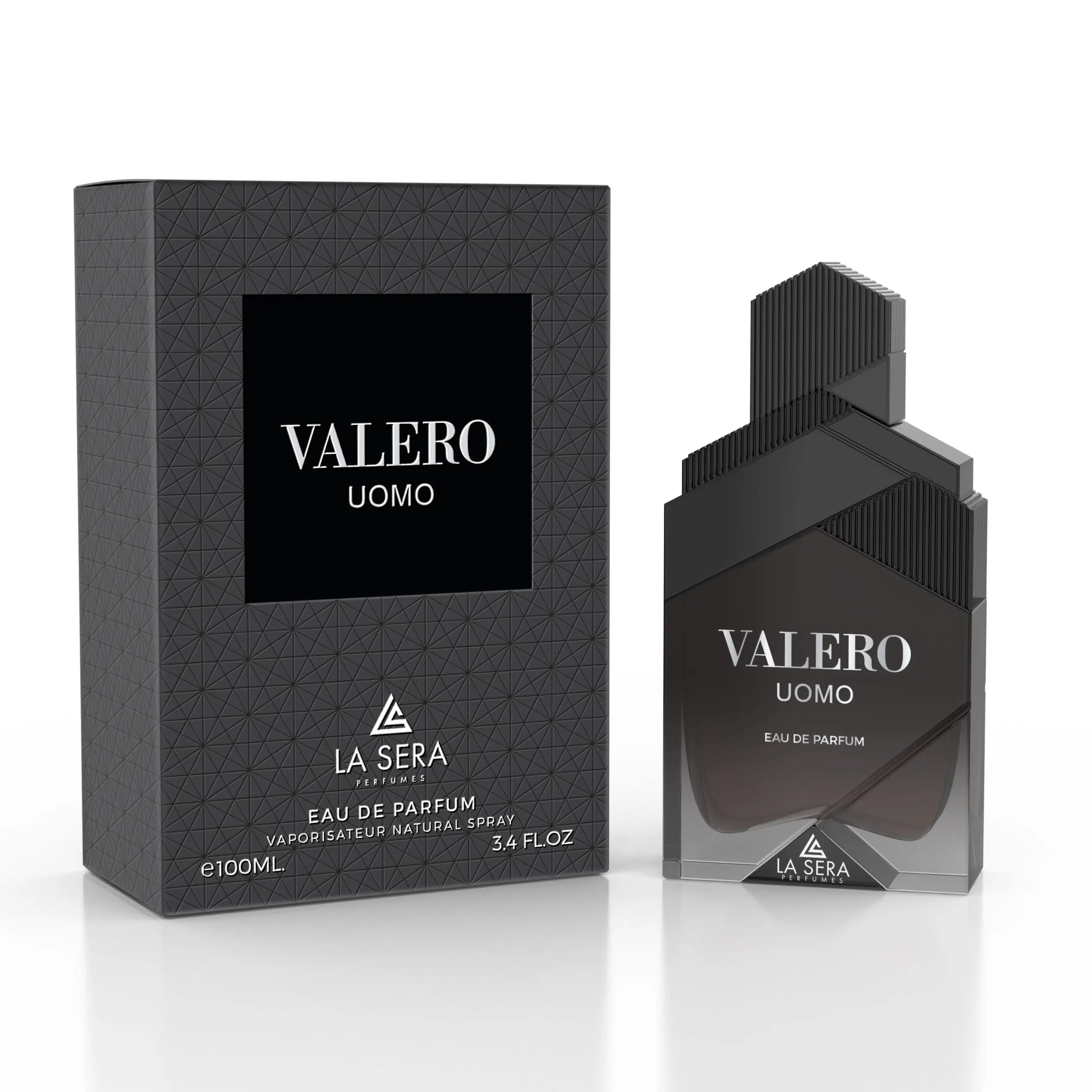 Valero Uomo Eau De Parfum 100ml by La Sera Perfumes Shop name