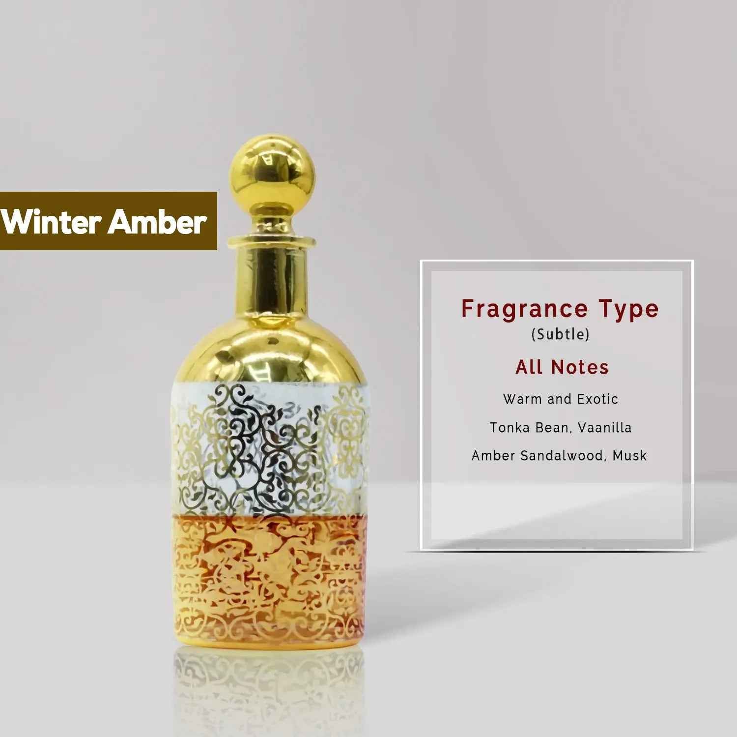 Winter Amber Perfume Oil Loose by Perfume Heaven