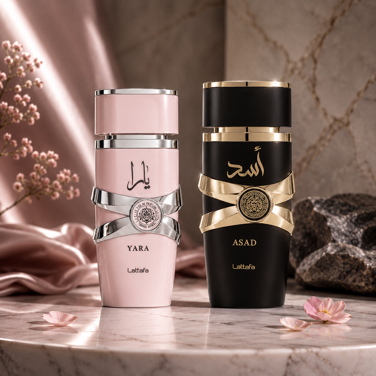 Yara & Asad 100ml Eau De Parfum Couple Set by Lattafa