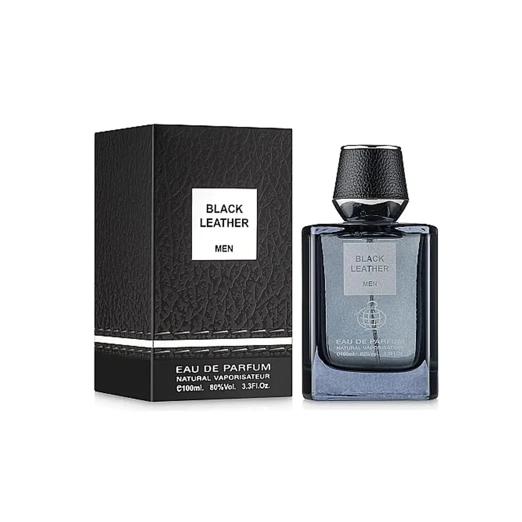 Black Leather Men Eau de Parfum 100ml Fragrance World - Perfume Heaven