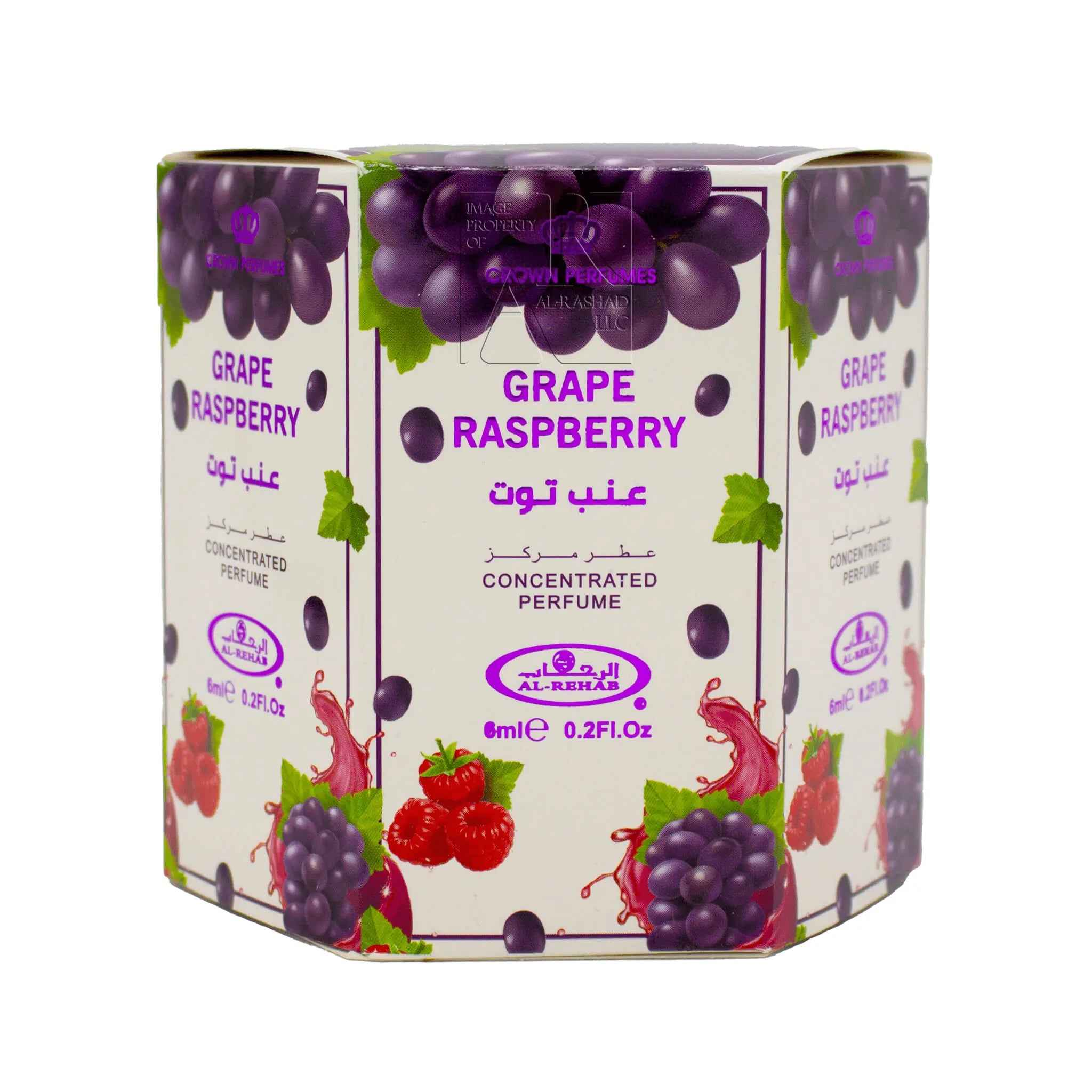 Grape Raspberry Perfume Oil 6ml Al Rehab