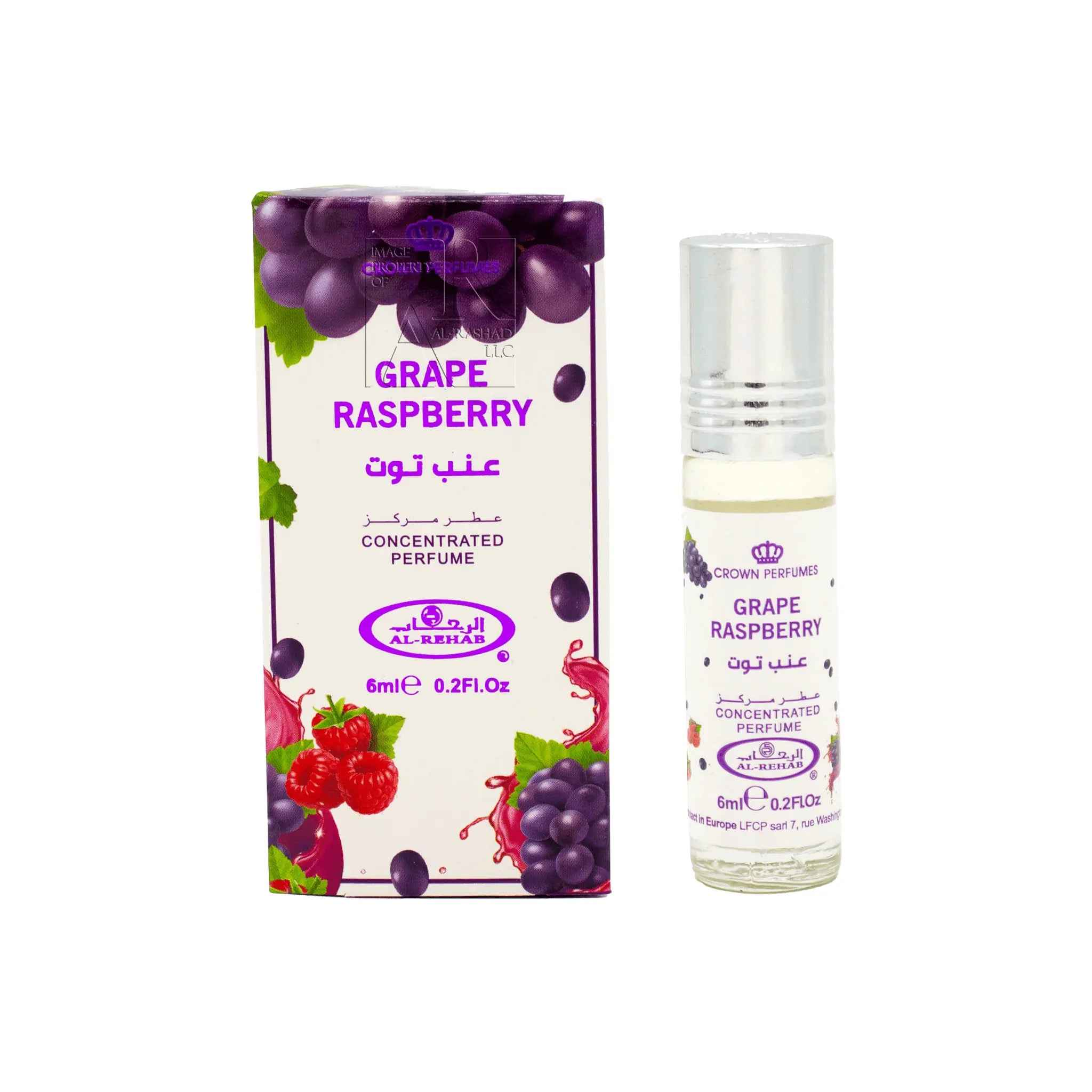 Grape Raspberry Perfume Oil 6ml Al Rehab