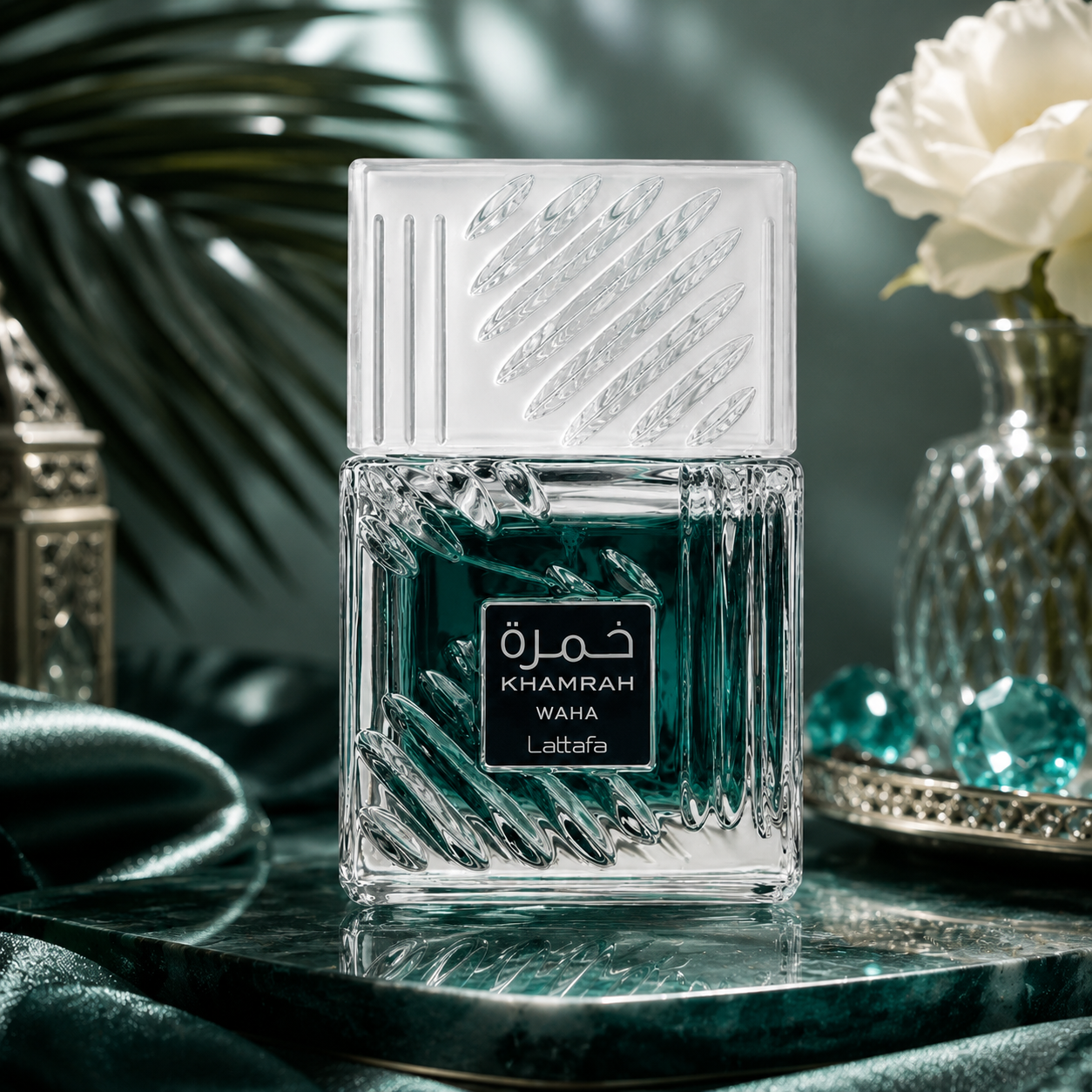 Khamrah Waha Eau de Parfum by Lattafa – Unisex Arabian Fragrance (Fresh & Woody Blend) Shop name