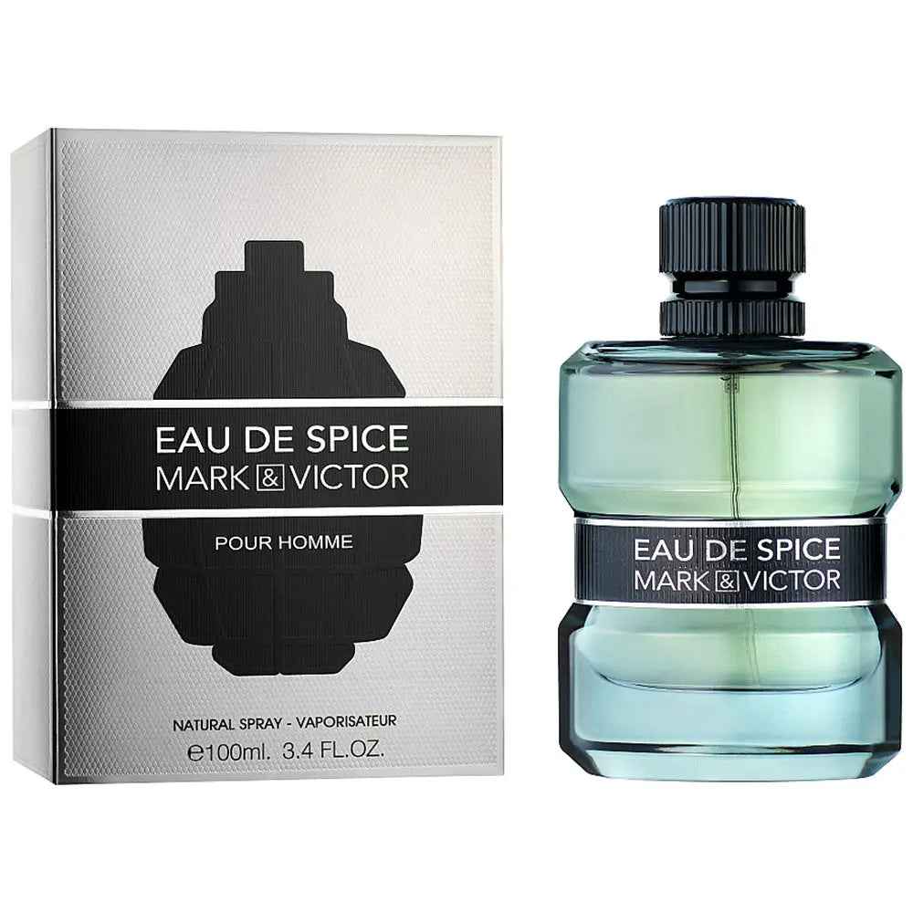 Eau De Spice Mark & Victor Natural Spray Vaporisateur 100ml Fragrance World