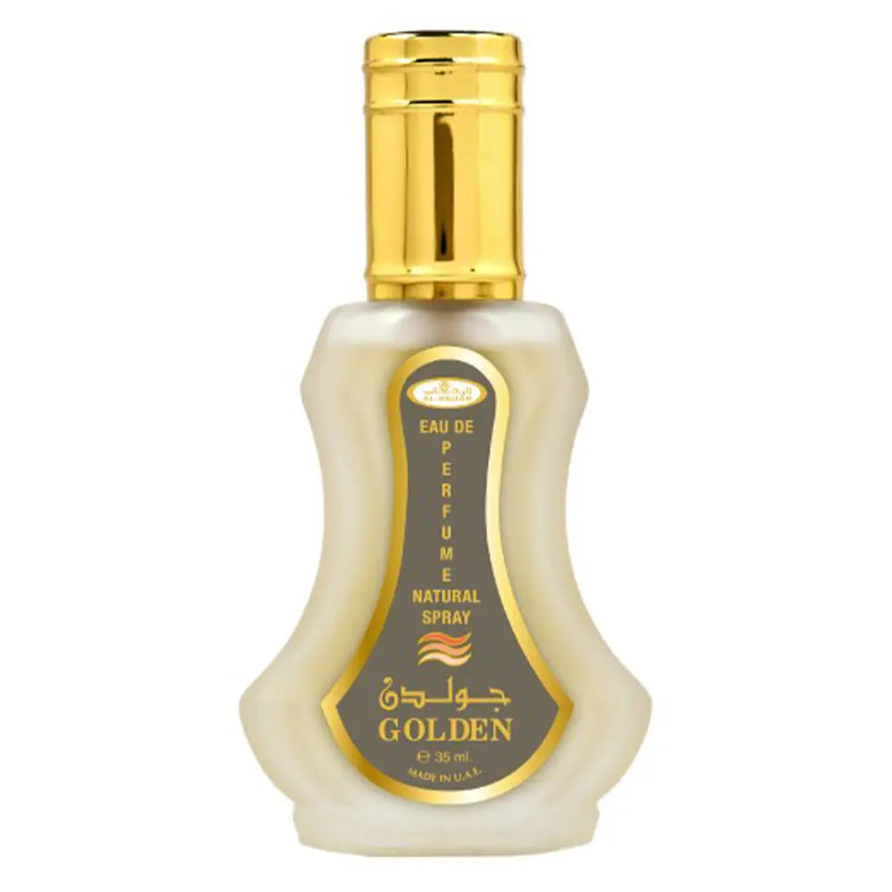 Golden Perfume Spray 35ml By Al Rehab - Perfume Heaven