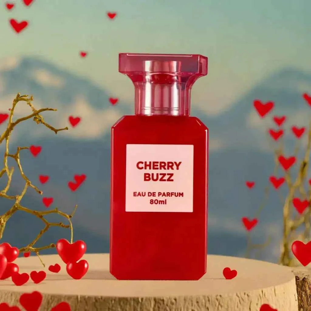 Cherry Buzz 100ml Eau de Parfum 80ml Fragrance World