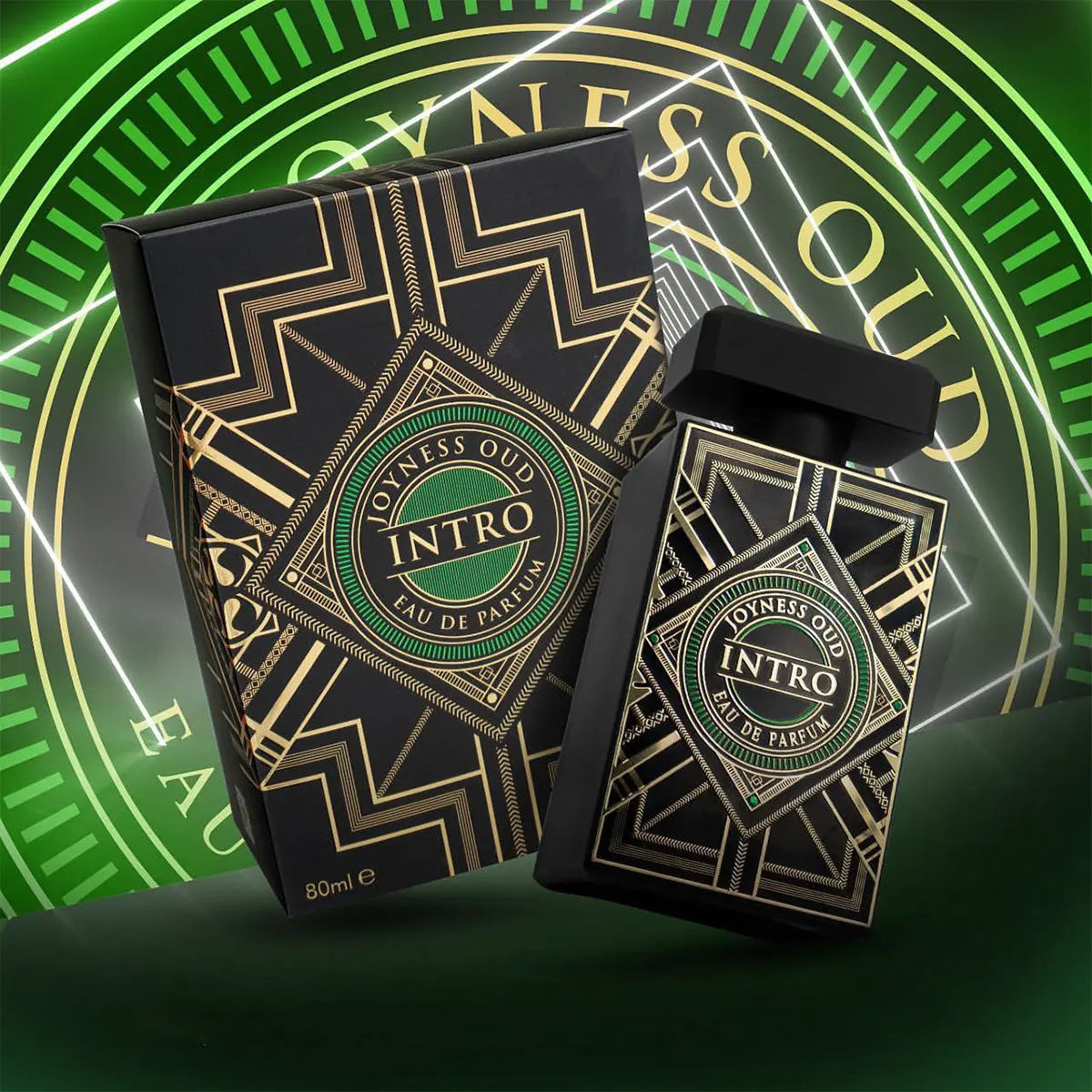 Intro Joyness Oud Eau de Parfum 80ml Fragrance World - Perfume Heaven