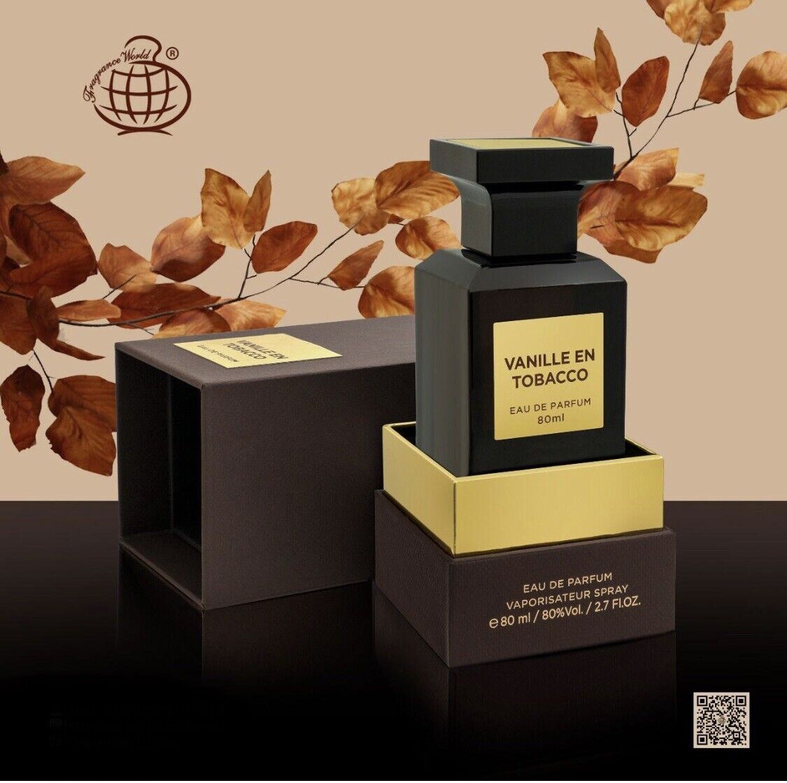 Vanille En Tobacco Eau De Parfum 80ml Fragrance World