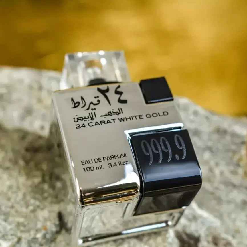 24 Carat White Gold Eau de Parfum 100ml Lattafa