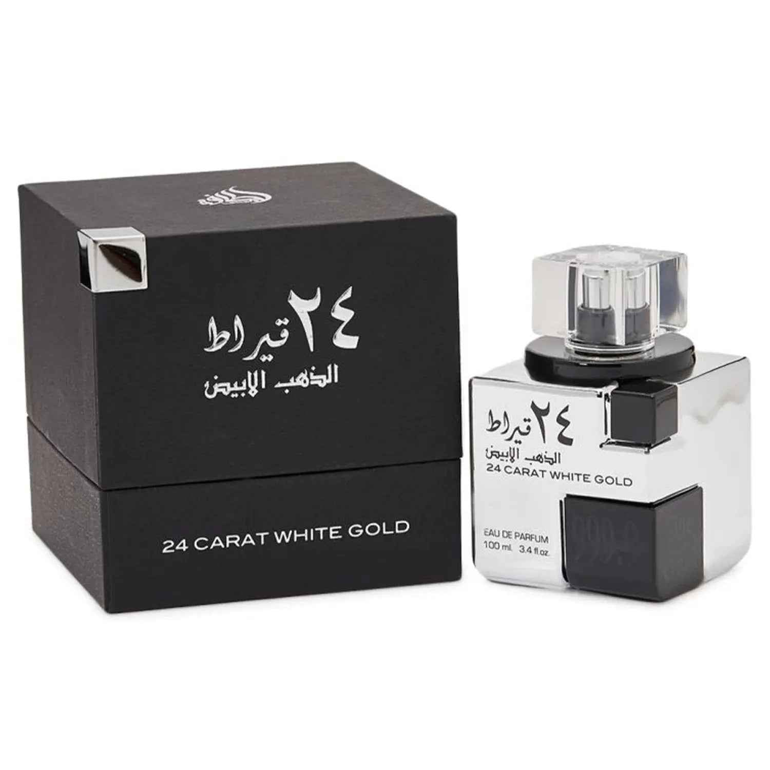 24 Carat White Gold Eau de Parfum 100ml Lattafa