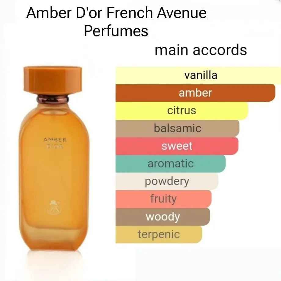 Amber D’or Eau De Parfum 100ml FA Paris Fragrance World