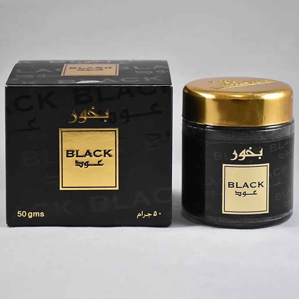 Black Oud Exotic Arabian Incense Burners 50g by Banafa For Oud