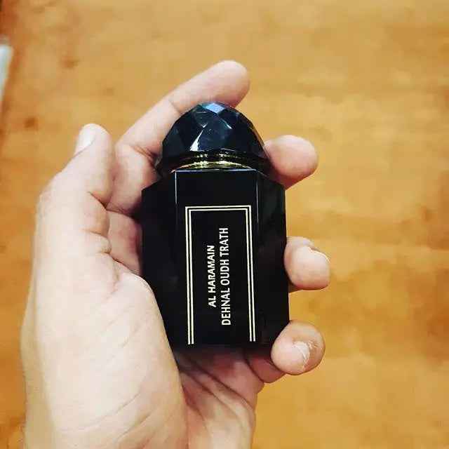 Dehnal Oudh Trath Concentrated Perfume Oil 3ml Free from Alcohol Al Haramain