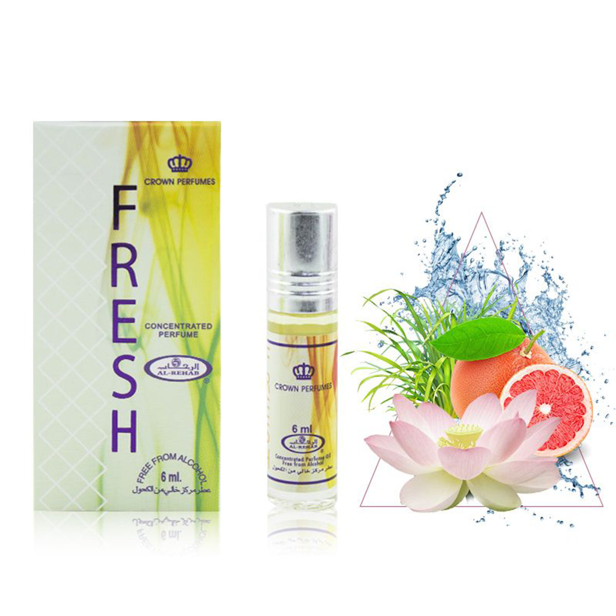 Fresh Concentrated Perfume Oil 6ml Al Rehab-Perfume Heaven