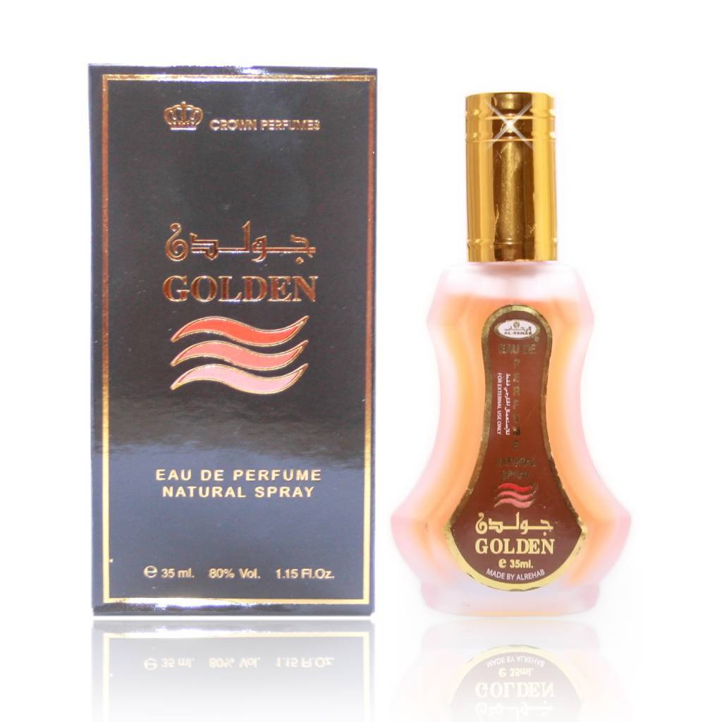 Golden Perfume Spray 30ml By Al Rehab-Perfume Heaven