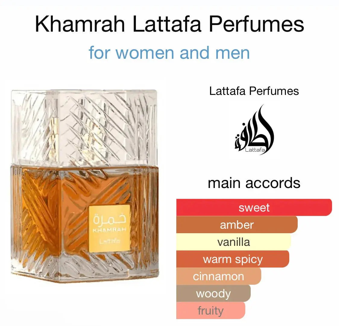 khamrah Eau De Parfum 100ml Lattafa - Perfume Heaven