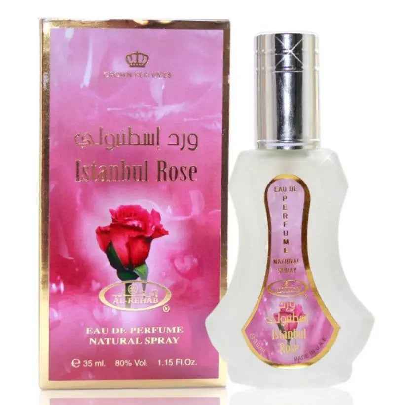 Istanbul Rose Perfume Spray 35ml Al Rehab