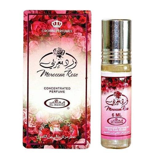 Moroccan Rose Concentrated Perfume Oil 6ml Al Rehab-Perfume Heaven