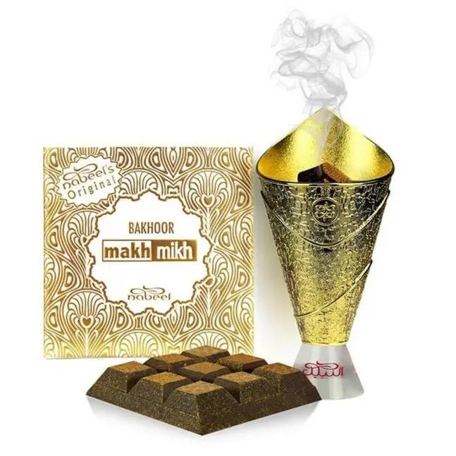 Nabeel Bakhoor Oudh Makh Mikh Bakhoor Incense Bar 40g-Perfume Heaven
