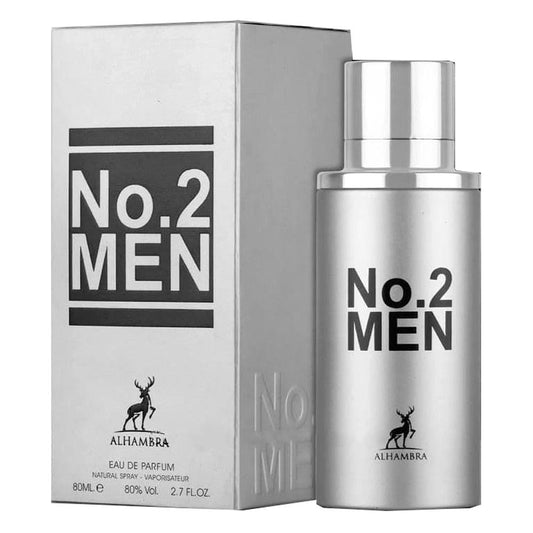 No. 2 Men Eau De Parfum 80ml Alhambra-Perfume Heaven