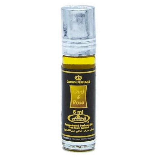 Oud & Rose Concentrated Perfume Oil 6ml Al Rehab-Perfume Heaven
