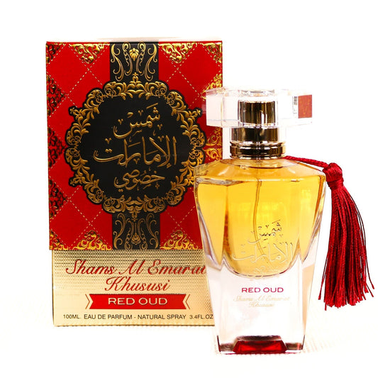 Shams Al Emarat Khususi RED OUD Eau De Parfum 100ml Ard Al Zaafaran-Perfume Heaven