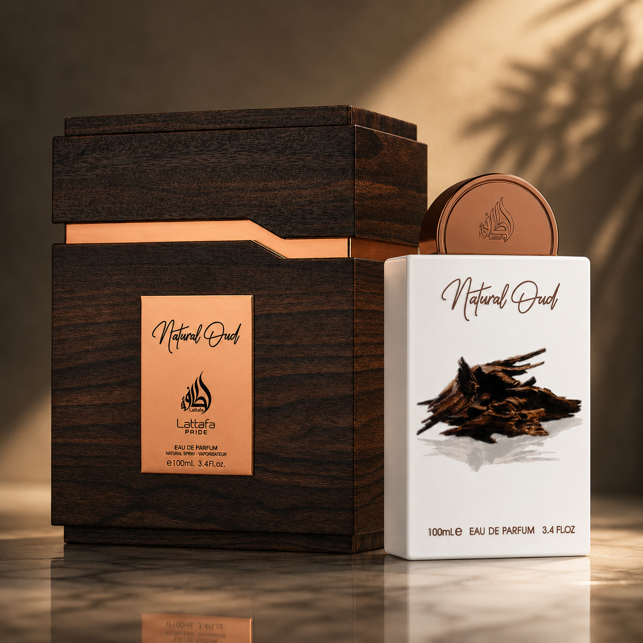 Natural Oud Perfume 100ml EDP Lattafa Pride  Shop name