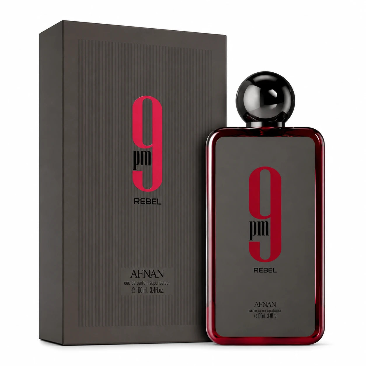 Afnan 9PM Rebel Eau De Parfum 100ml unisex fragrance bottle