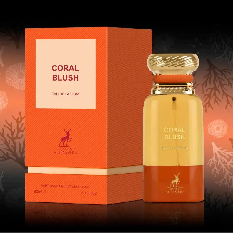 Coral Blush Eau De Parfum 80ml by Maison Alhambra | Perfume Heaven 