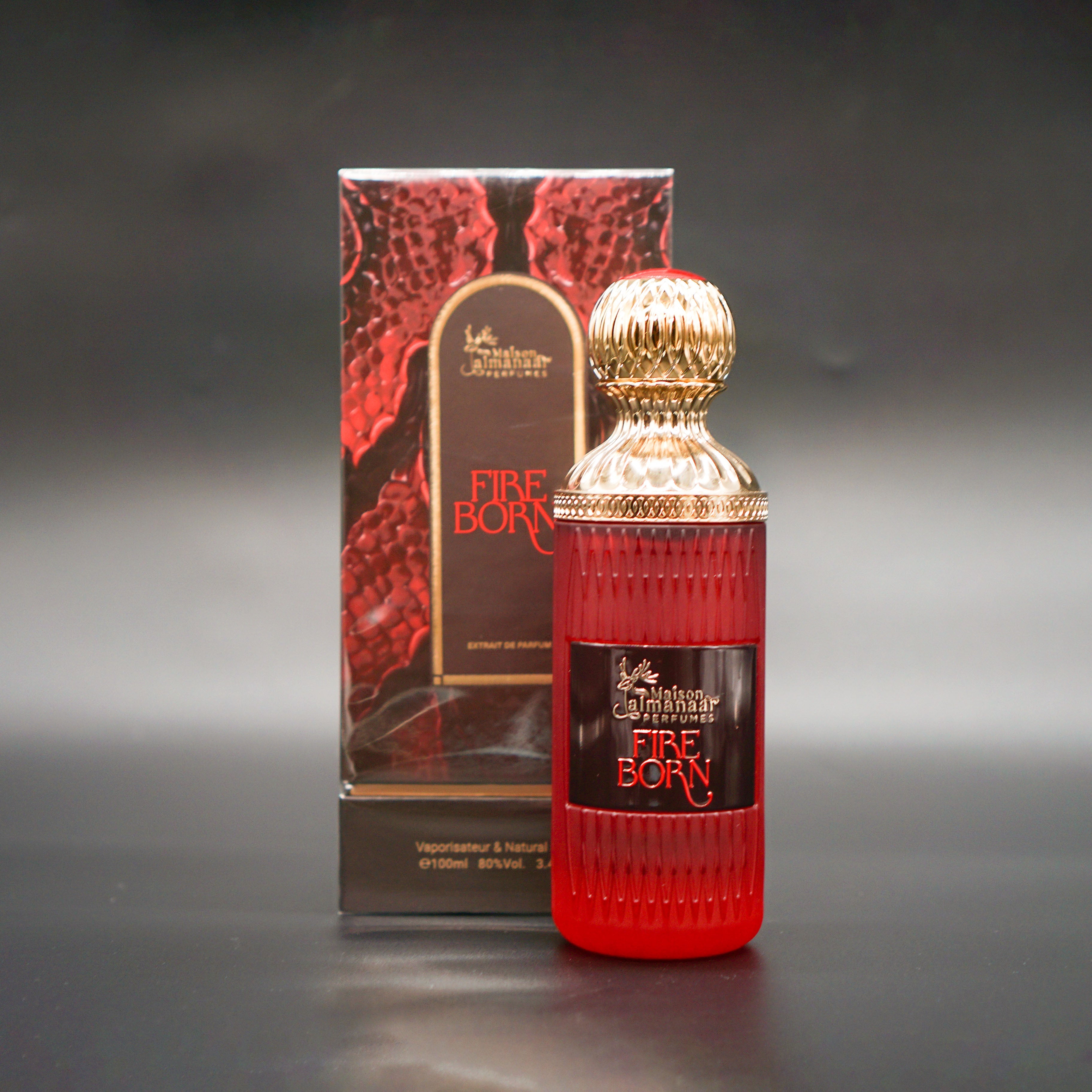 Fire Born 100ml Extrait de Parfum by Maison Almanaar Perfumes  Shop name